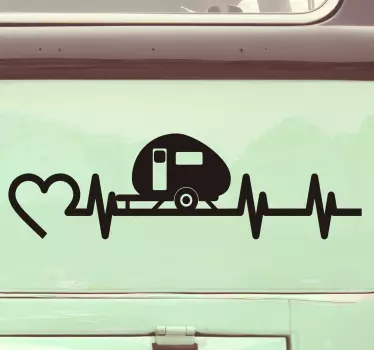 puls klistermærke til campingvogn - TenStickers