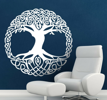 Celtic træ wallsticker - TenStickers