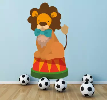 Cirkus løve væg klistermærke - TenStickers