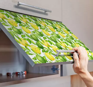 Citroner og limefrugter mærkater til møbler - TenStickers