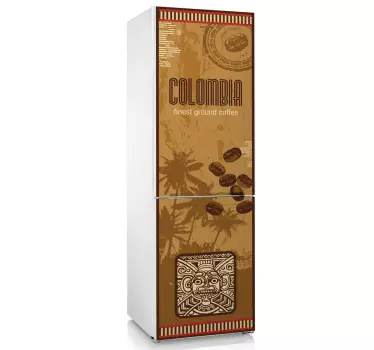 Colombian kaffe køleskab klistermærke - TenStickers