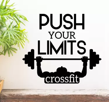 Crossfit motionsmotiverende motiver - TenStickers