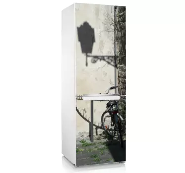 Cykel køleskab klistermærke - TenStickers