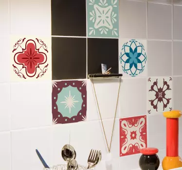 Dekorativ mosaik flisestickers - TenStickers