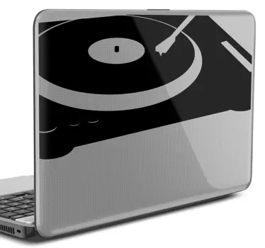 Dj bord mixer laptop klistermærke - TenStickers