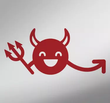 Djævelens klæbebil - TenStickers