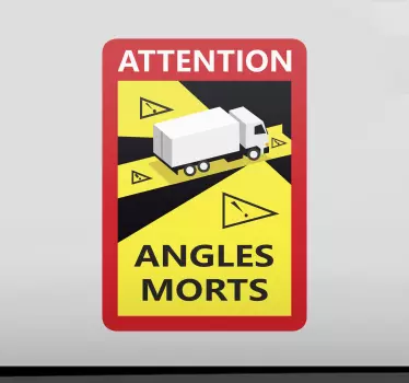 Døde vinkler "vinkler morts" klistermærke - TenStickers