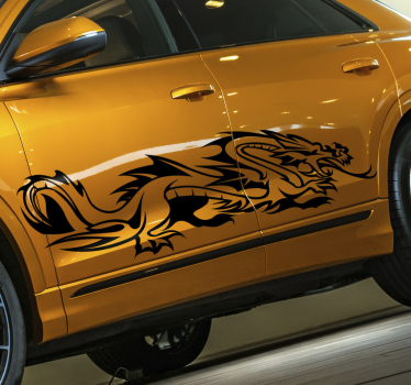 Dragon bil mærkat - TenStickers