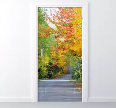 Efterår skov wallsticker - TenStickers