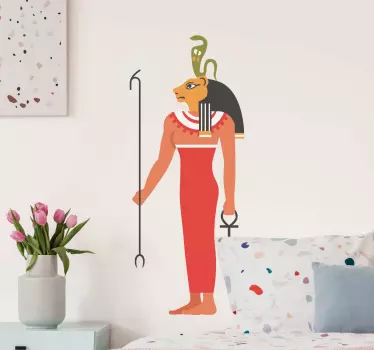 Egyptisk gud sekhmet religion klistermærker - TenStickers