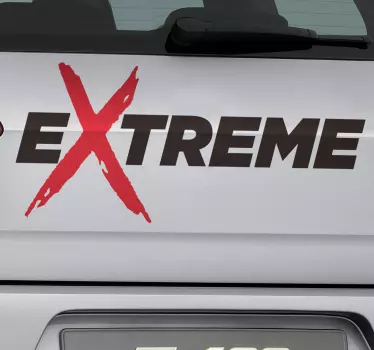 EXtreme klistermærke til bil - TenStickers
