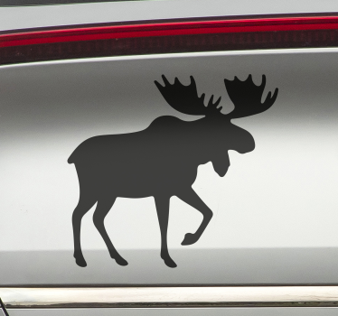 Elg design klistermærke til bil - TenStickers