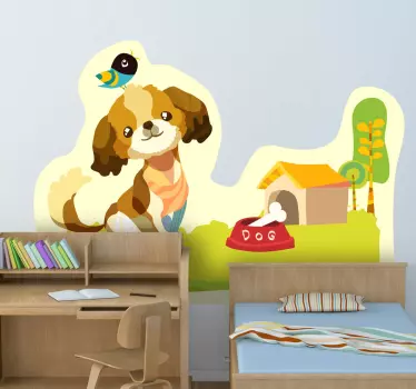 Eng hund vægmaleri - TenStickers