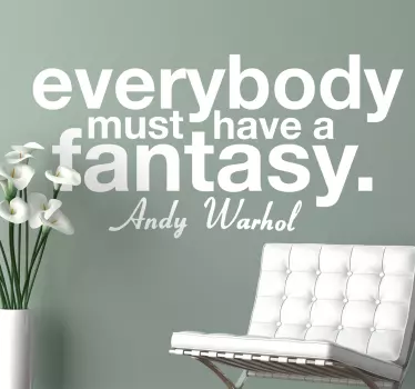 Fantasy Andy Warhol Wallsticker - TenStickers