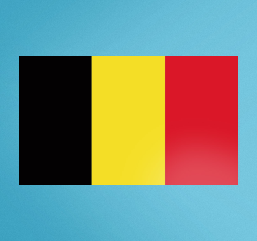Flag fra belgien vægklistermærke - TenStickers