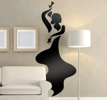 Flamenco vægklistermærke - TenStickers
