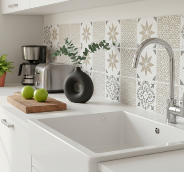 Flise klistermærke sandstensmarokkansk mosaik - TenStickers