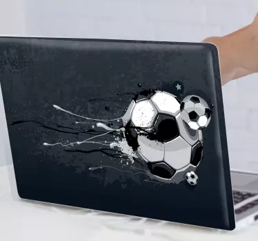 Fodbold graffiti bærbare klistermærker - TenStickers