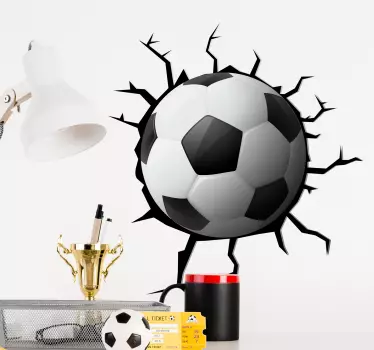 Fodbold wallsticker dekoration - TenStickers