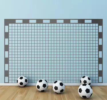 Fodboldmål vægklistermærke - TenStickers