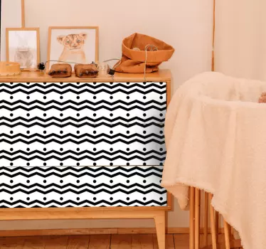 Folie til møbler chevron mønster stil - TenStickers