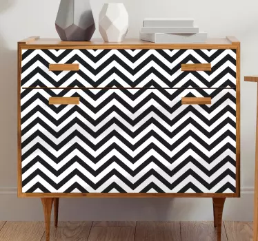 Folie til møbler chevron stil overlay - TenStickers