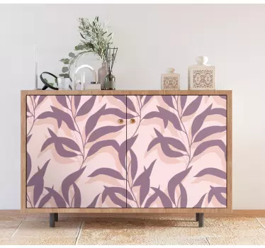 Folie til møbler elegant blad koncept - TenStickers