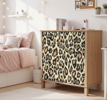 Folie til møbler leopardprint - TenStickers