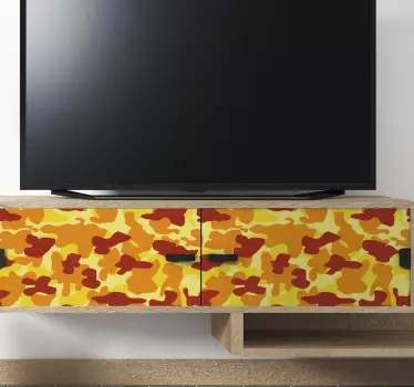 Folie til møbler med camouflagemønster - TenStickers