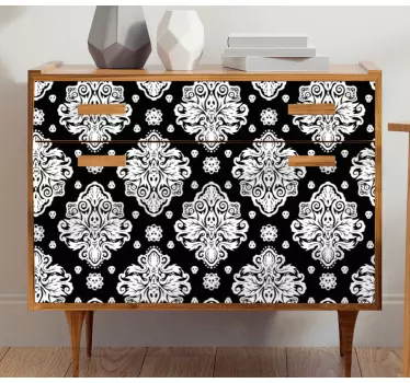 Folie til møbler med elegant mønsteroverlæg - TenStickers