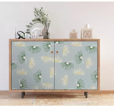Folie til møbler med naturinspireret print - TenStickers
