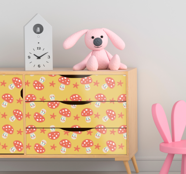 Folie til møbler med svampe mønsterdesign - TenStickers