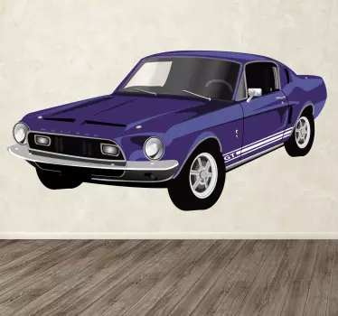Ford mustang dekorativ klistermærke - TenStickers