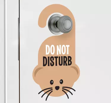Forstyrr ikke musebørns klistermærke - TenStickers