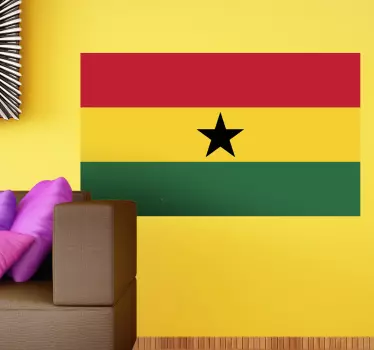 Ghana-klistermærke - TenStickers