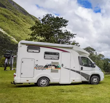 Glade camper klistermærke til campingvogn - TenStickers