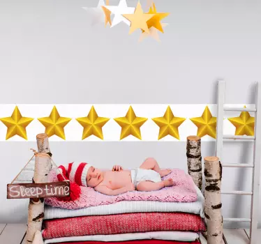 Golden star fliseoverførsel - TenStickers