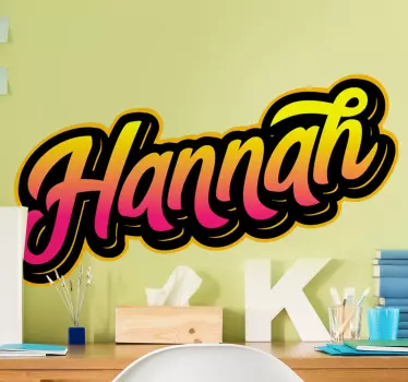 Graffiti stil navn personlig bymærkat - TenStickers