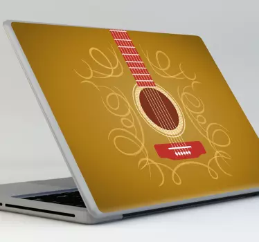 Guitar-klistermærke til bærbar computer - TenStickers