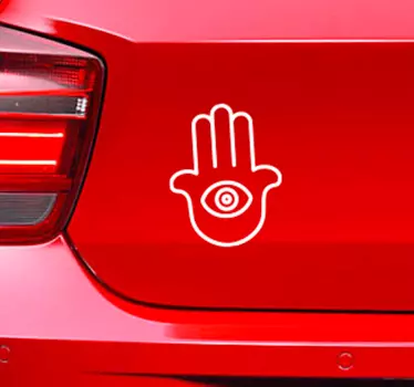 Hamsa symbol bil klistermærke - TenStickers