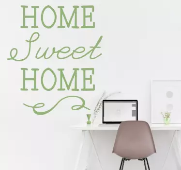 Home Sweet Home wallsticker - TenStickers
