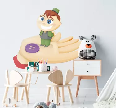Hop-o'-my-thumb-klistermærke - TenStickers