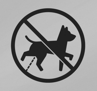 Hund, der tisser wallsticker dyr - TenStickers