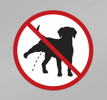 Hund tisse wallsticker dyr - TenStickers