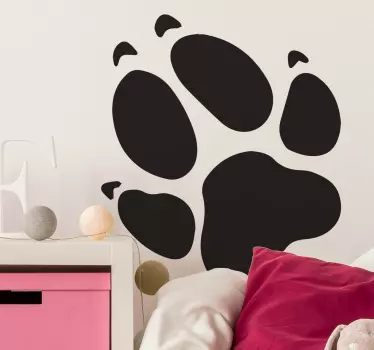 hunde poteaftryk sticker - TenStickers
