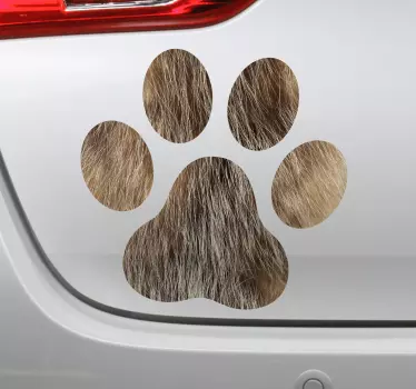 Hunde poter bil mærkat - TenStickers
