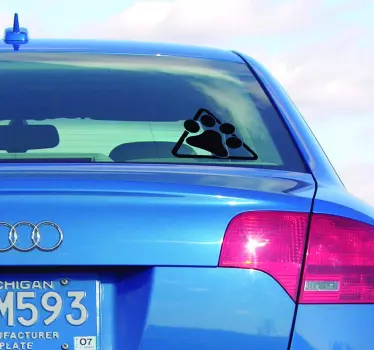 Hund pote bil klistermærke - TenStickers
