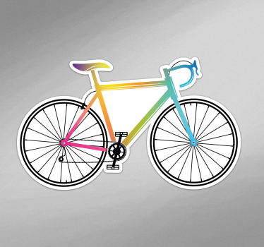 Ikon for landevejscykel cykelklistermærke - TenStickers