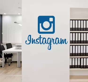 Instagram logo mærkat - TenStickers