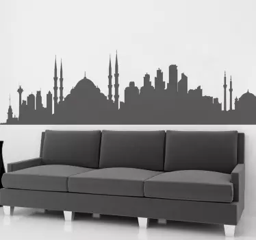 Istanbul vægoverføringsbillede - TenStickers